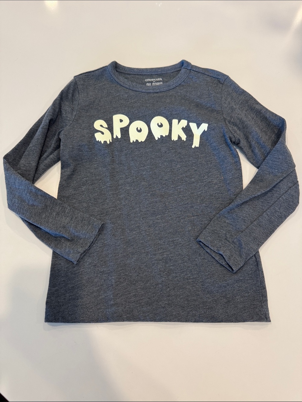 Crewcuts Long-Sleeve 'Spooky' Graphic Halloween Tee